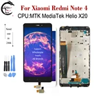 ЖК-дисплей для Xiaomi Redmi Note 4, сенсорный экран с дигитайзером в сборе для Xiaomi Redmi Note 4, MTK, MediaTek Helio X20, дисплей с рамкой для Redmi NOTE4