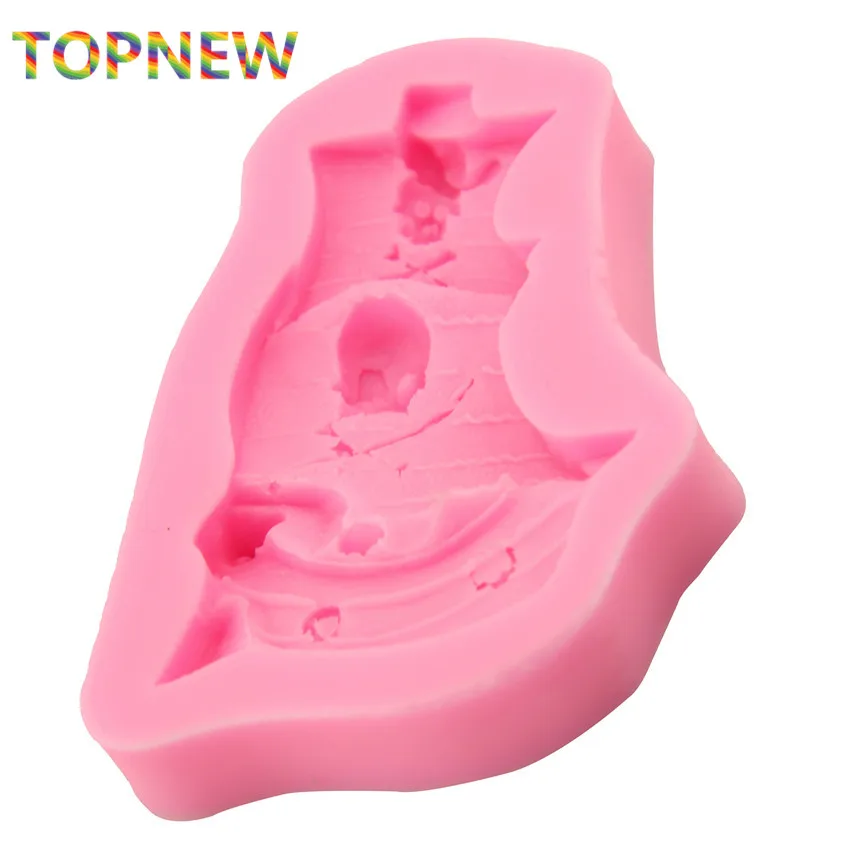 Силиконовая форма для пиратского корабля сделай сам модель викингов шоколада