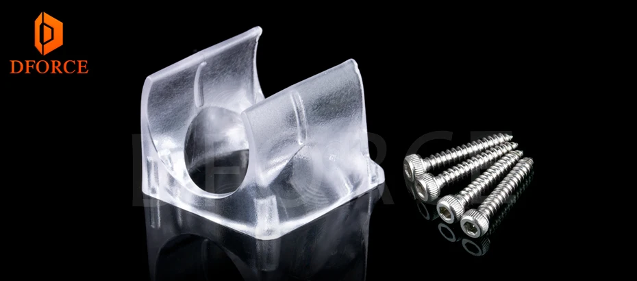 DFORCE пользовательский кронштейн вентилятора для E3D V6 радиатор для E3D hotend радиатор кронштейн вентилятора для 3d принтера экструдер V6 prusa I3