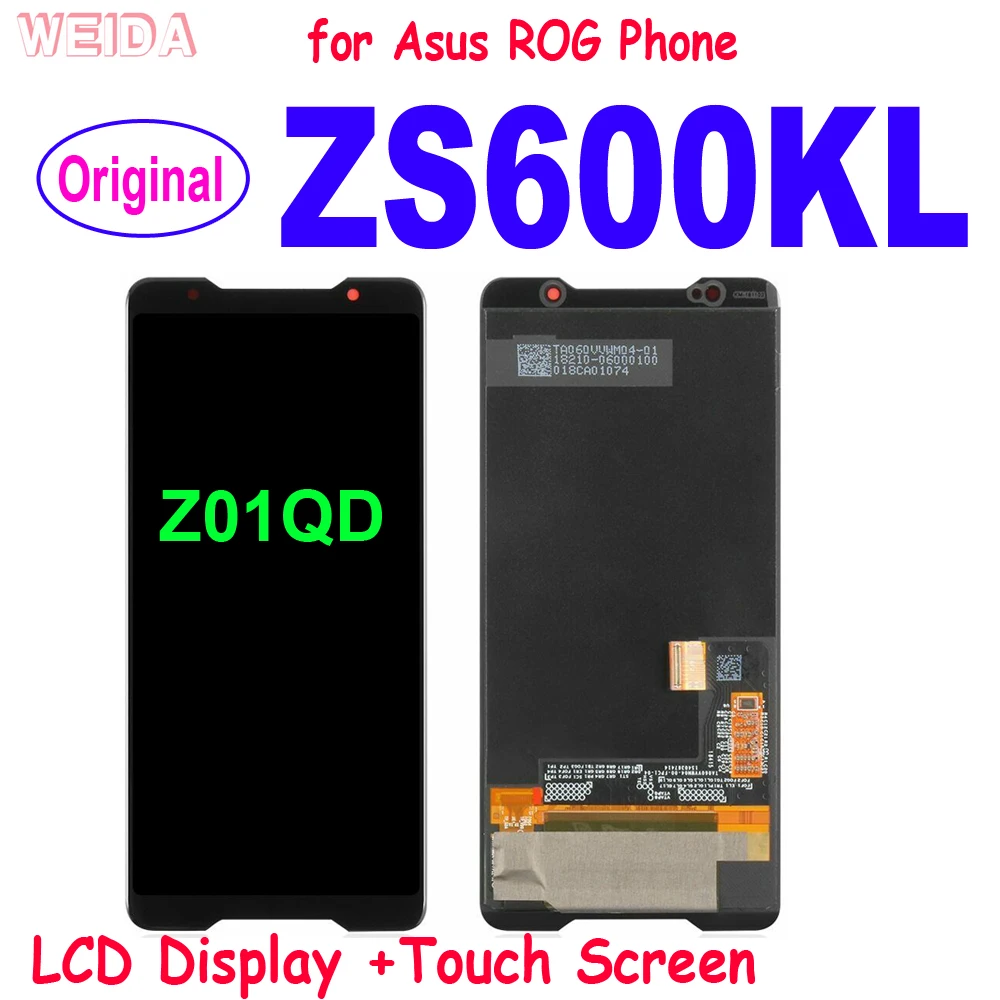 

Original for Asus ROG Phone II ZS600kl LCD Display Touch Screen Digitizer Assembly Replacement for Asus ZS600KL Z01QD LCD Screen