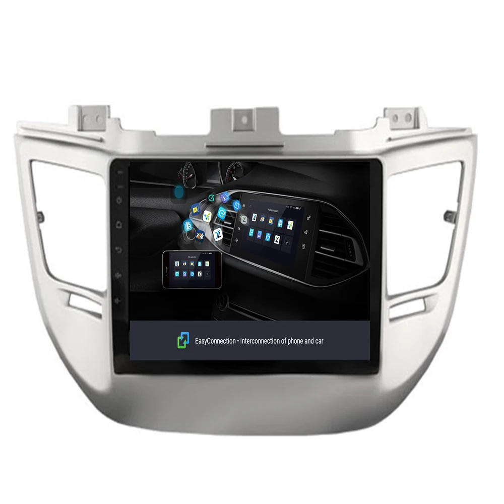 Новое поступление! Автомобильный dvd-проигрыватель 2.5D на Android 10 для hyundai TUCSON / IX35
