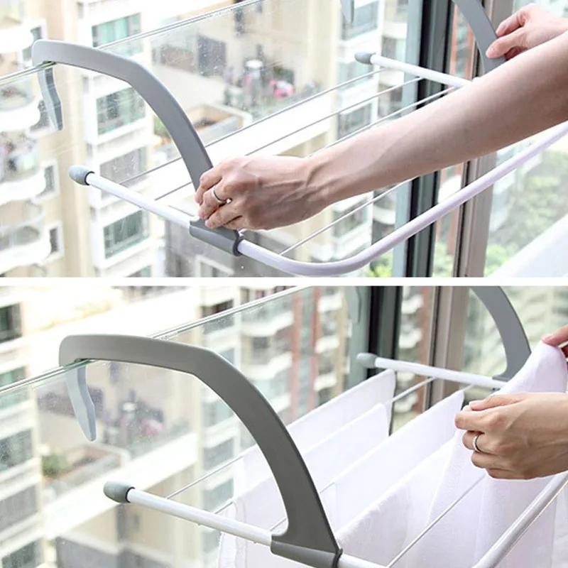 

Foldable hanger Shelf Clotheshorse Drying Racks Clothes Shose Multifunction Stand Household Storage Heating Radiator Balcony