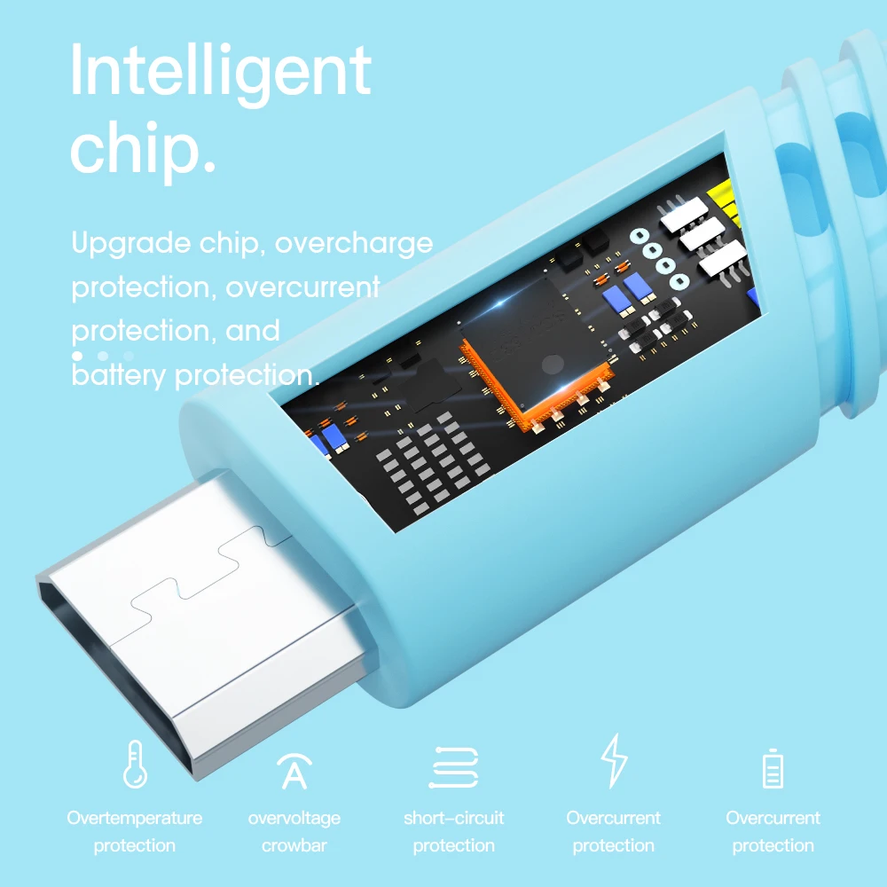Плоский Micro USB кабель Essager для Xiaomi Redmi samsung 2.4A Быстрая зарядка USB кабель для зарядного устройства для передачи данных кабели для мобильных телефонов Android