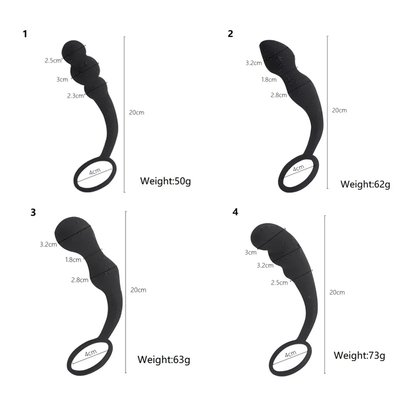 small large Wearable Silicone anal beads butt plug kegel ben wa ball fake dildo insert G spot Sex toy unisex for male female |