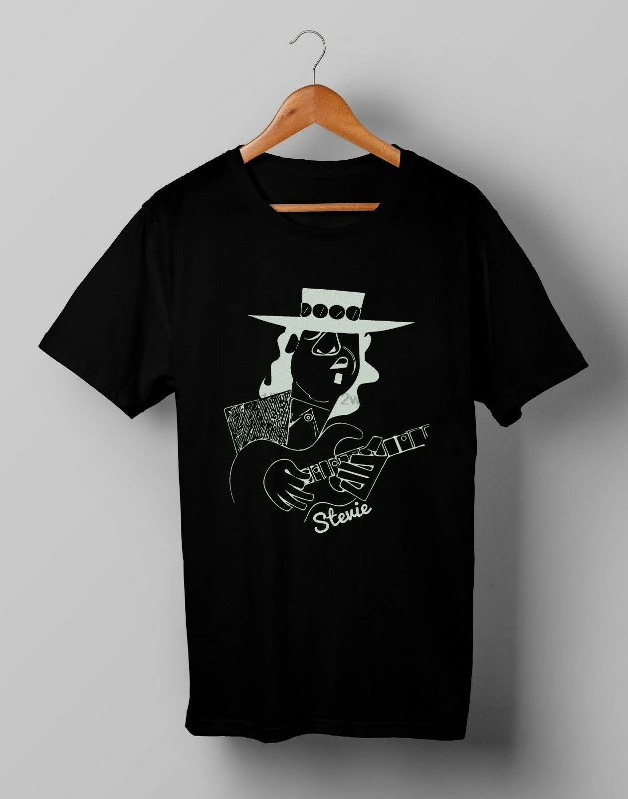 Винтажная Футболка Stevie Ray Vaughan Guitar Rock Legend Размеры S M L XL 2XL | Мужская одежда