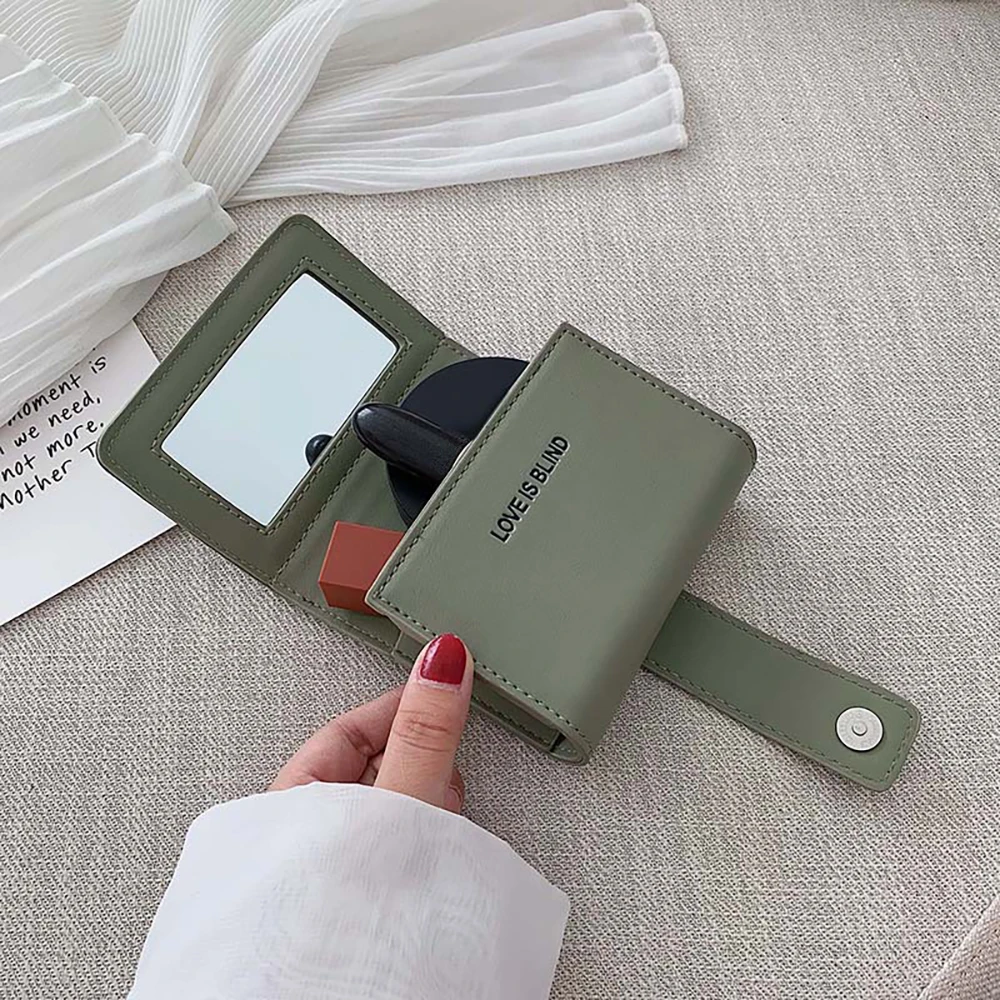 

Spring Summer New Mini Lipstick Diagonal Bag Durable PU Leather Waterproof Cosmetic Bag Travel Fashion Items