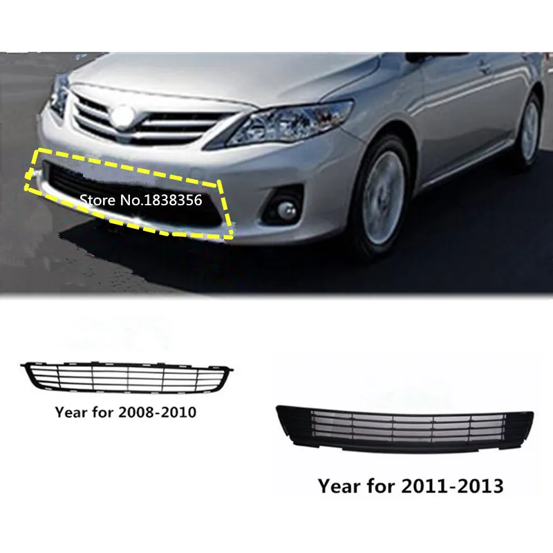 Для Защитные чехлы для сидений, сшитые специально для Toyota Corolla Altis 2008 2009 2010 2011 2012 2013 кузова автомобиля номерной знак отделка гоночные Решетки Решетка капюшон Панель рамка