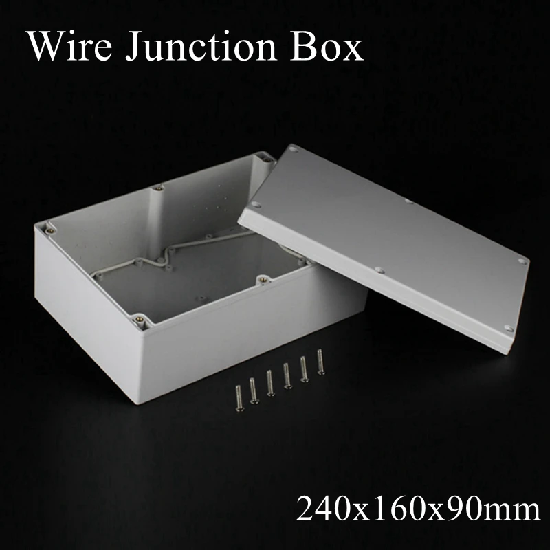 240x160x90 мм ABS IP65 водонепроницаемая Пластиковая распределительная коробка распределительный корпус Электронный терминальный инструмент