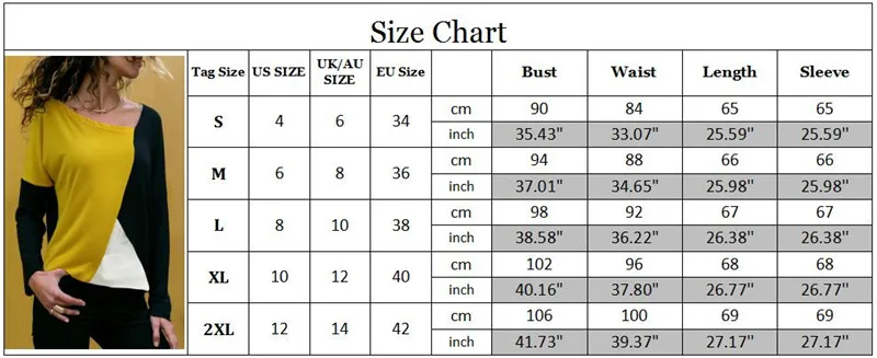 Женская хлопковая футболка с длинным рукавом Повседневная Свободная элегантная
