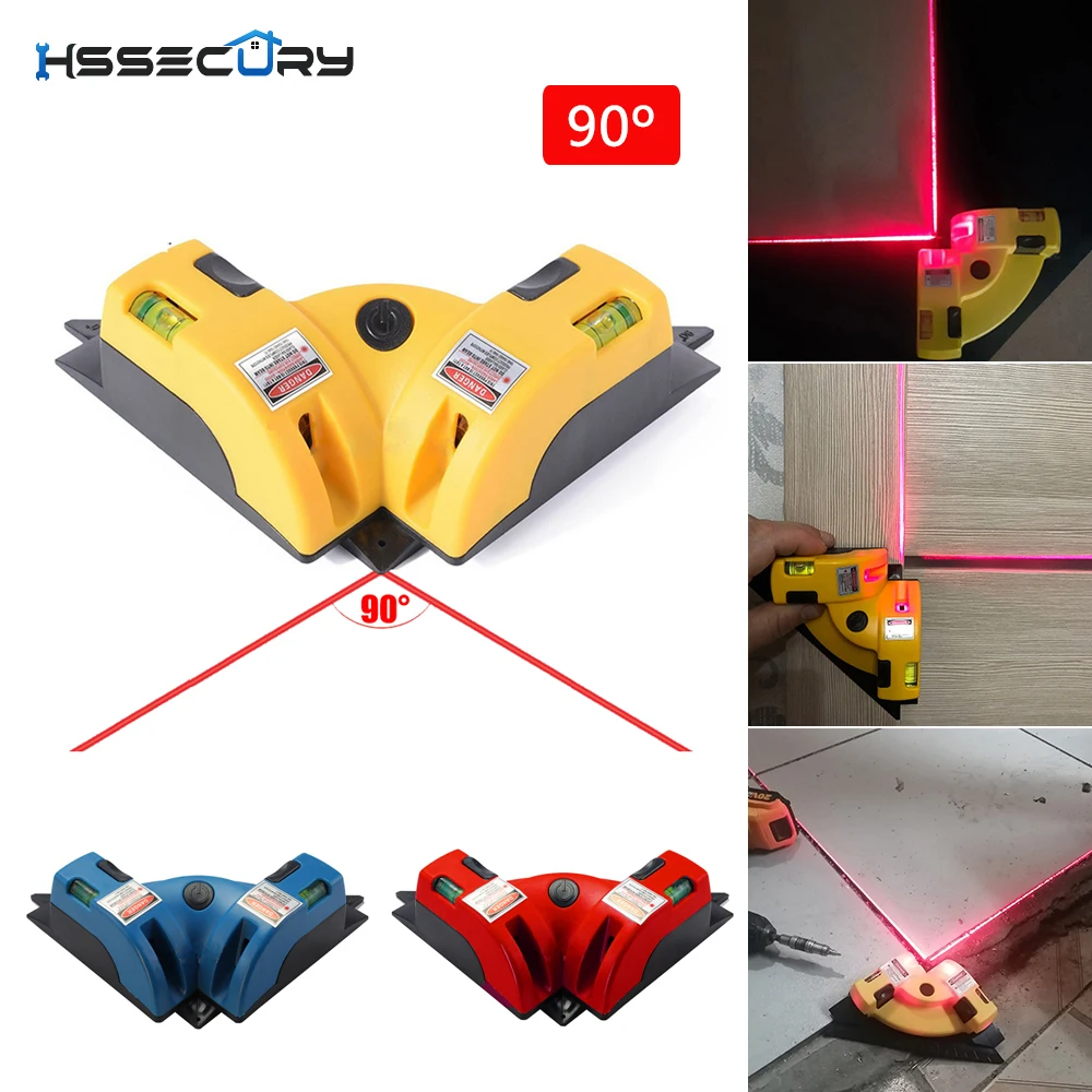 

Right Angle 90 Degree Square Laser Level Laser Vertical Ground Wire Instrument Measurement Job Tool Laser new