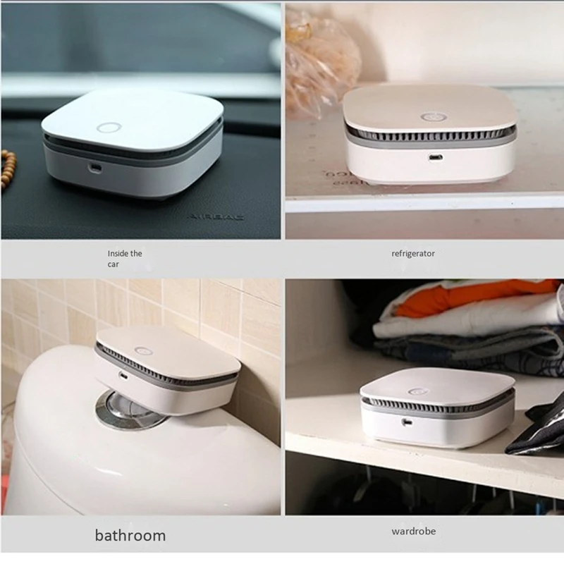 

Portable Home Car Purifier, Ozone Disinfector, Refrigerator Pet Deodorizer, Toilet Air Purifier