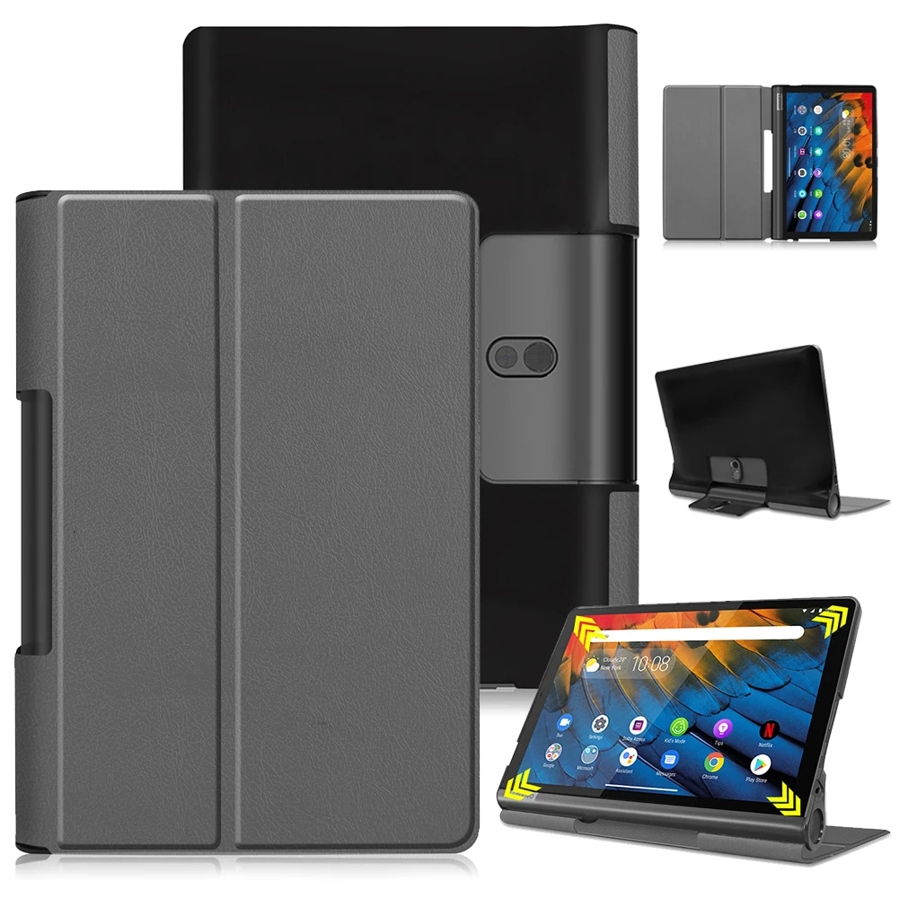 Чехол для lenovo Yoga Smart Tab YT-X705 10," чехол для планшета кожаный флип-чехол для lenovo Yoga Tab 5 YT-X705F защитный чехол