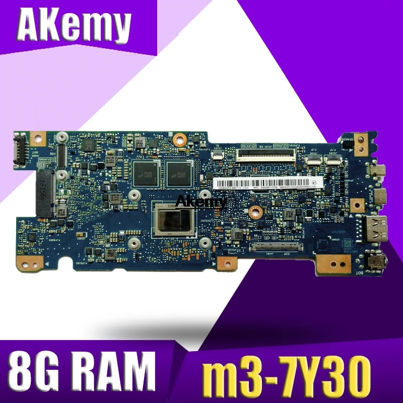 

Akemy UX330CAK материнская плата для ноутбука W/M3-7Y30 8G RAM для ASUS UX330CAK UX330CA UX330C Mainboard