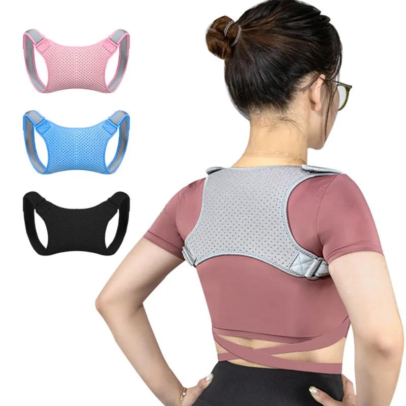 

1Pcs Posture Corrector Upper Back Brace Adjustable Straightener Clavicle Neck Shoulder Support Pain Relief Back Correction Belt