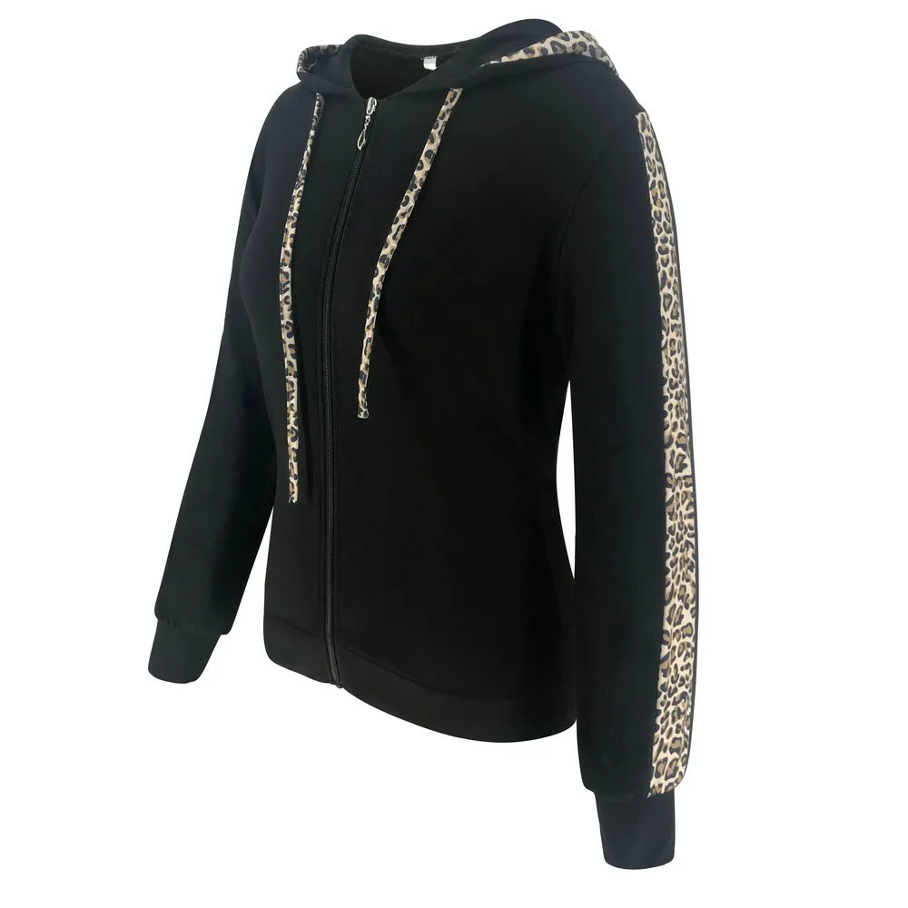 Женский пикантный комплект из двух предметов с леопардовым принтом модная