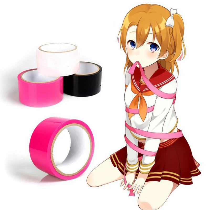 Static tape adult sex game props SM binding bondage belt does not hurt the skin no glue training safe and non-toxic |