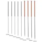 9 шт.компл. прочный Нержавеющаясталь игла для очистки форсунки сверло 0,2-1 мм для 3D-принтеры