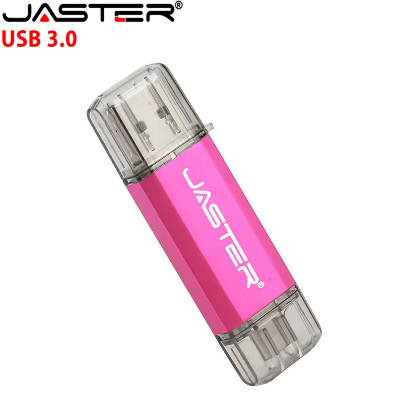 JASTER USB 3 0 Type C OTG флэш накопитель U диск Pendrive для мобильных телефонов/ПК 128 Гб 64 ГБ 32 16