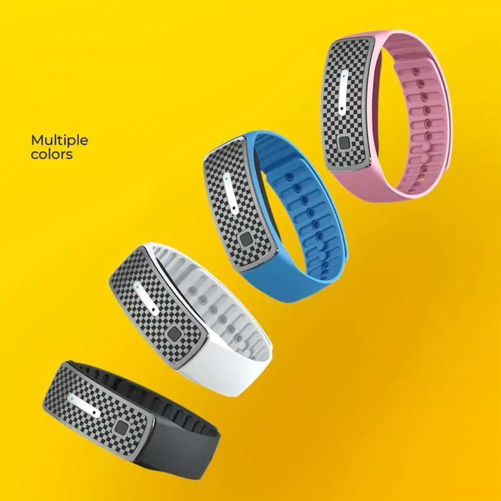

Ultrasound Anti Mosquito Killer Bracelet Electronic Repeller Wave Bionic Charging USB For Child Repellent Mosquito Bracelet P4W7