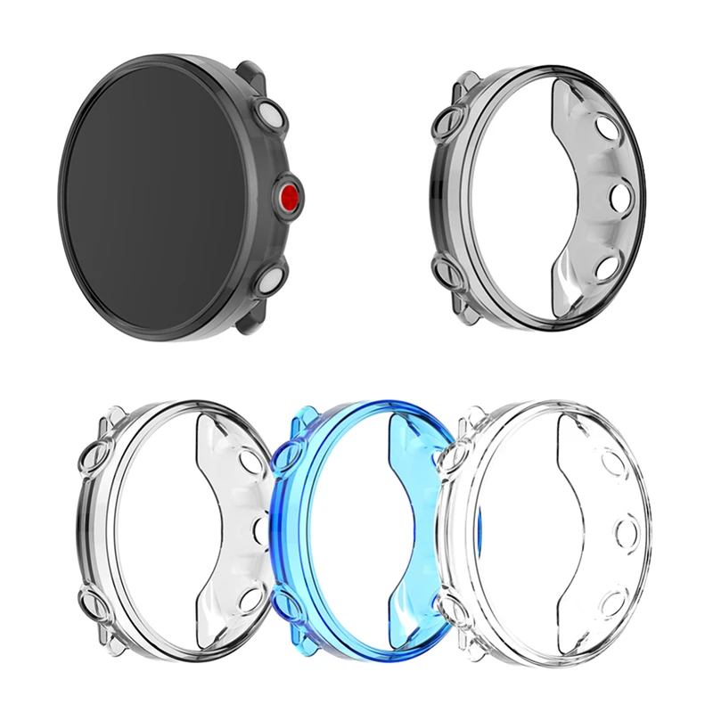 

Новейший защитный чехол для Polar Vantage M/M2, прозрачный мягкий защитный чехол из ТПУ с полупокрытием, чехол для часов