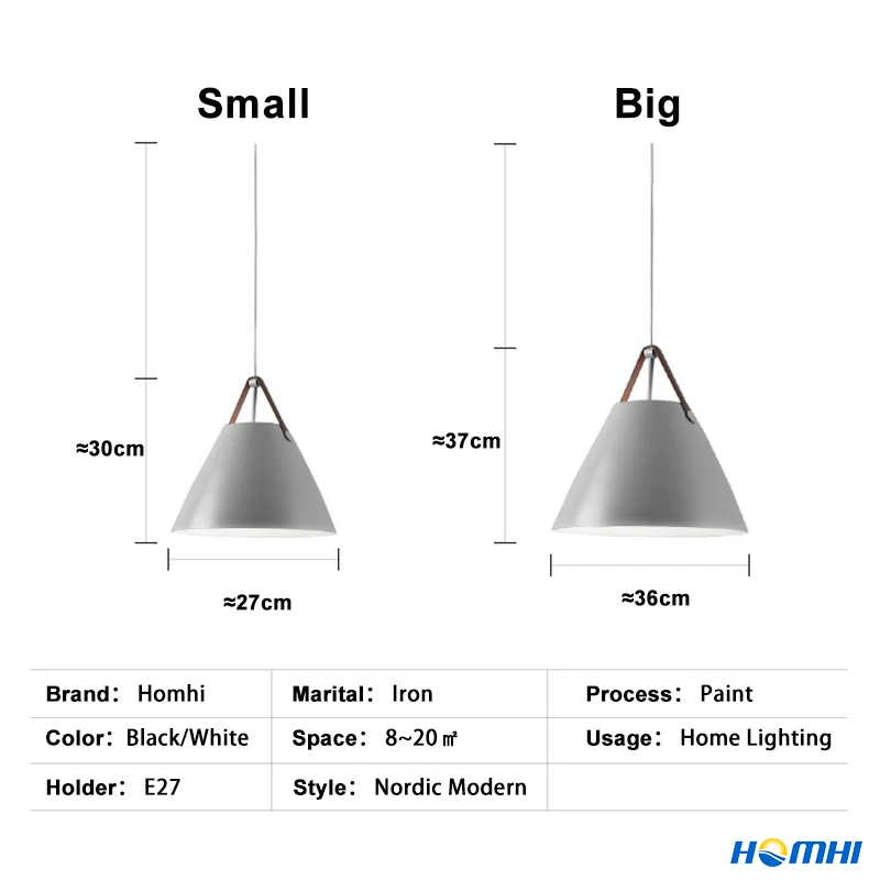 

Nordic modern led pendant ceiling lamps black Gray master bedroom hanging light fixtures for kitchen danish design dining room