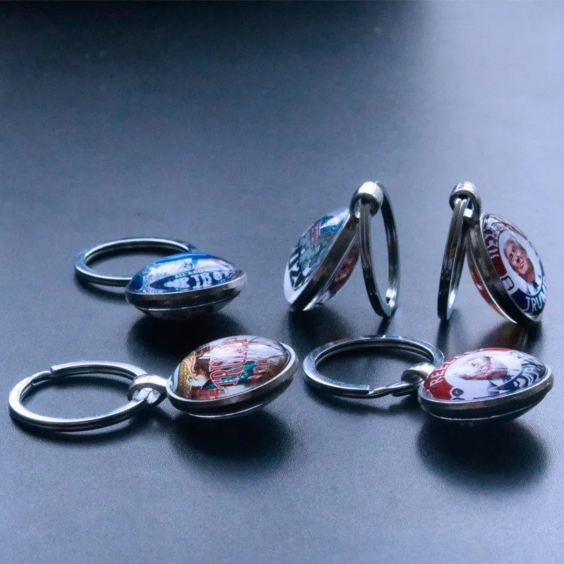 

Creative Print Keychain Outdoor Tools Trump for President USA 2020 Keep America Great Key Ring Car Key Chain Commemorate