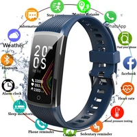 super smart bracelet watch men women blood pressure fitness bracelet pedometer heart rate monitor waterproof smart wristband