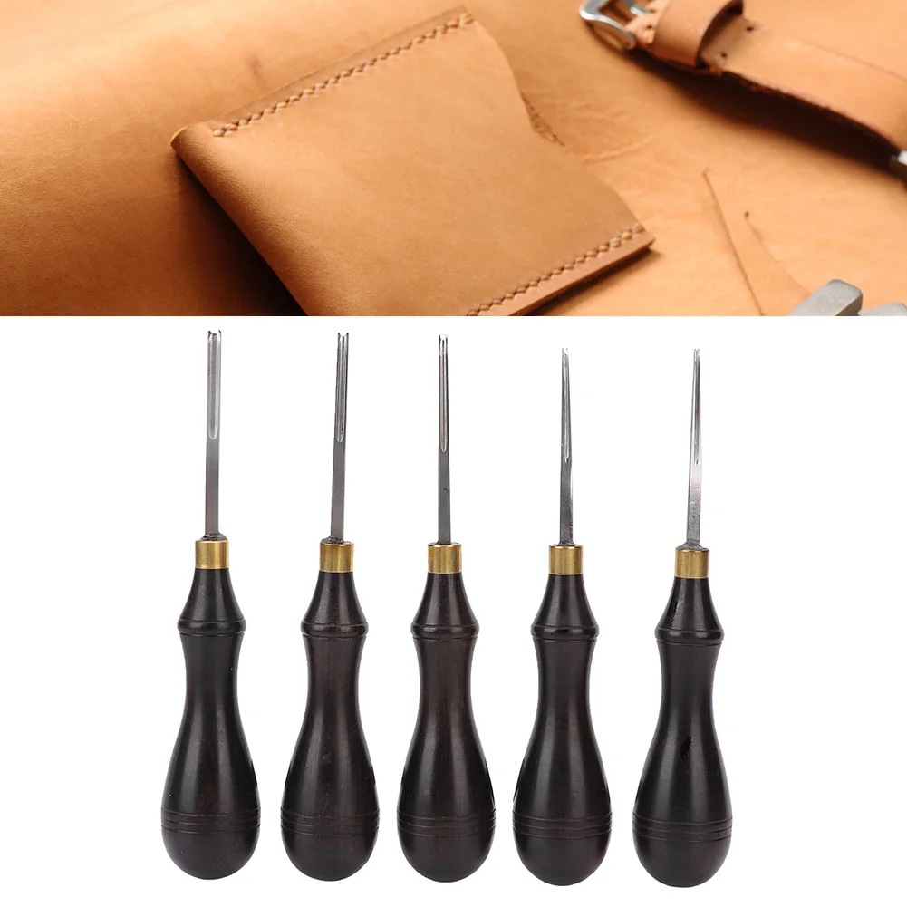 1 шт. острый кожевенный резец для кожевенного ремесла стальное лезвие ручка из