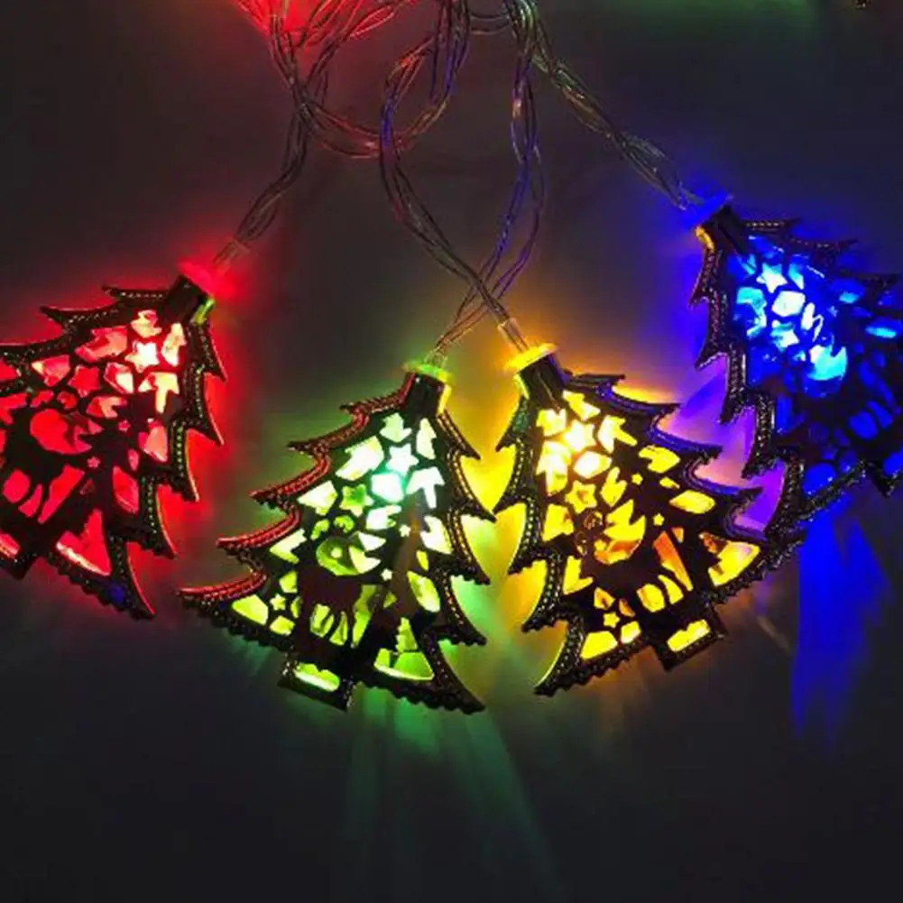 HobbyLane Рождественская светодиодная гирлянда светильник s из кованого железа олень