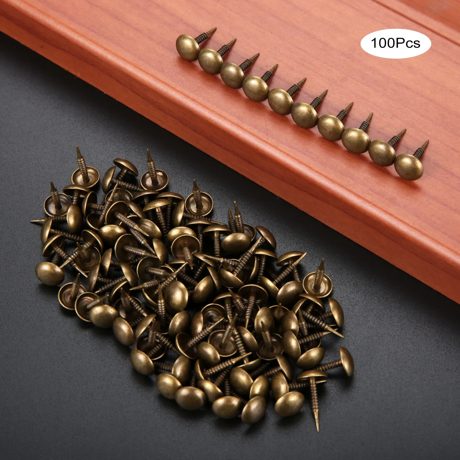 DRELD 100 шт. антикварная обивка для ногтей деревянная шкатулка украшений дивана