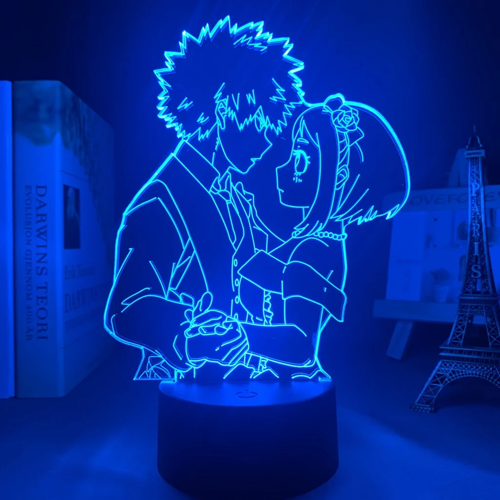 

Anime 3d Led Night Light My Hero Academia Katsuki Bakugo Lamp for Bedroom Decor Birthday Gift Manga Gadget Nightlight