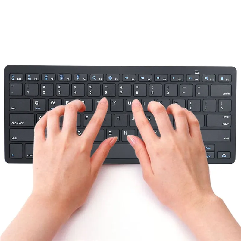 VOBERRY тонкий портативный мини беспроводной Bluetooth клавиатура для планшета ноутбука