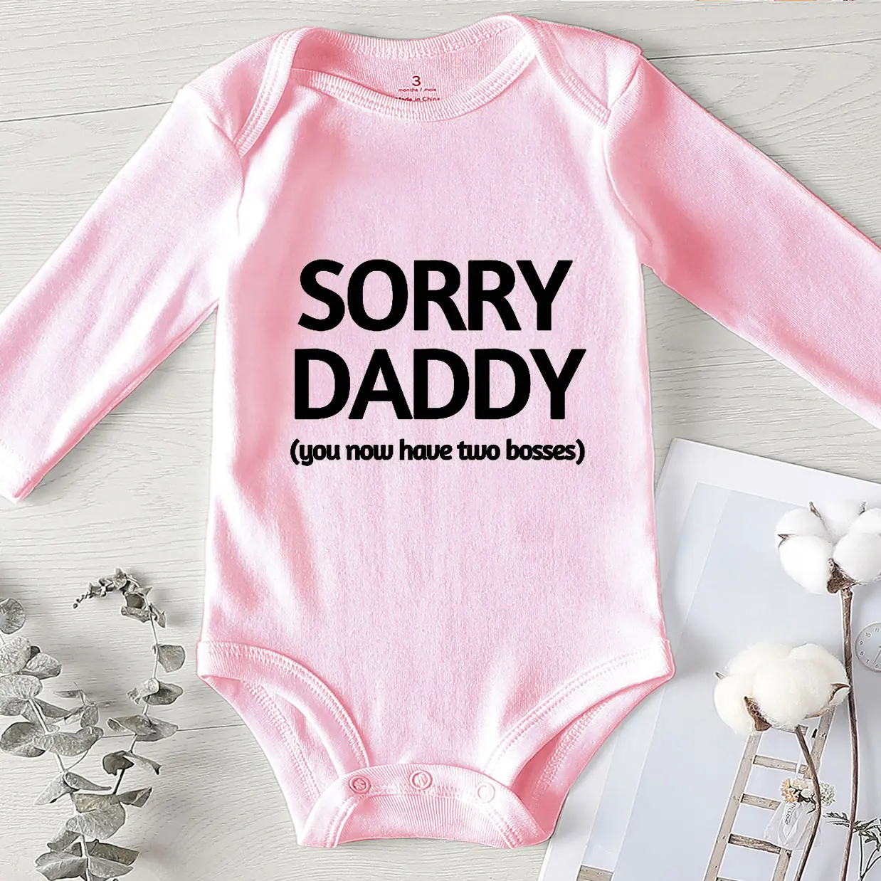 Жаль папы с рисунком для девочек Новое поступление комплекты новорожденных