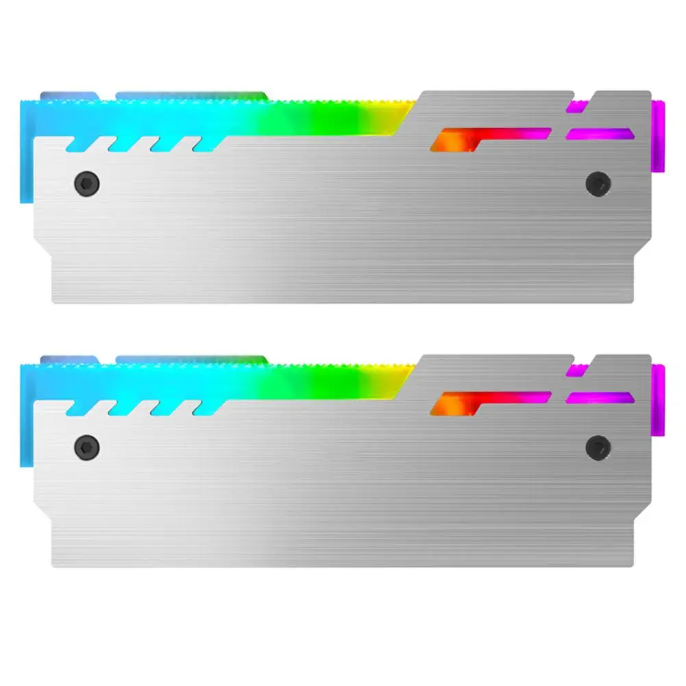 Jonsbo Nc3 3pin 5v Argb Led Desktop Memória Dissipador de Calor Cooler Escudo Rgb Cor de Alumínio Dissipador de Calor Ram Colete de Refrigeração Peças Cabos de computador e conectores