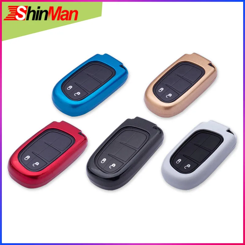 ShinMan Fashion 2 3 4 Button ABS Paint Remote key CAR Cover Case For Jeep Cherokee Liberty Renegade Dodge Fit | Автомобили и