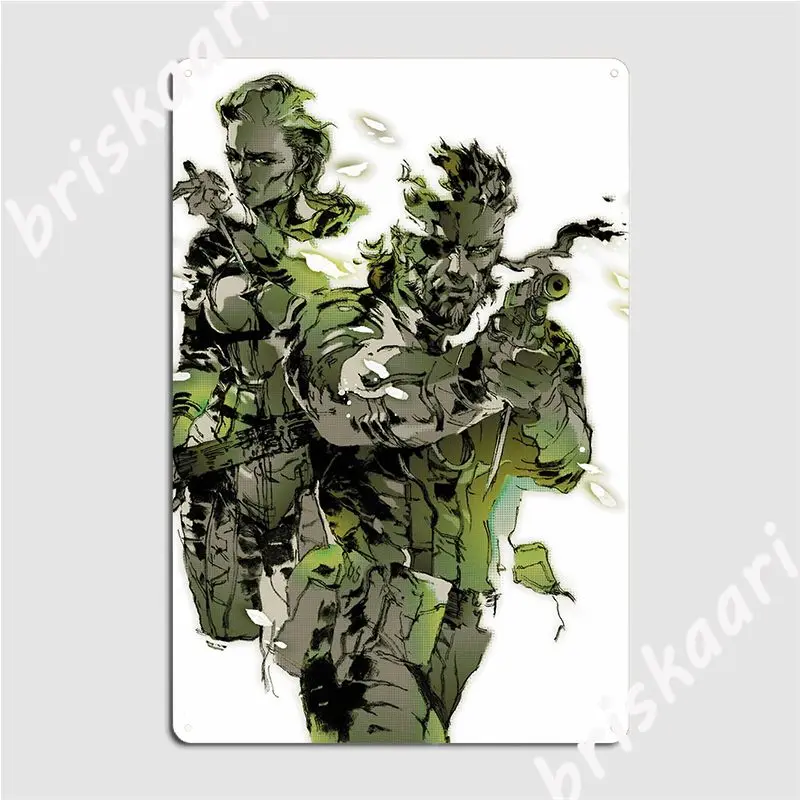 Металлическое снаряжение твердая змея и босс металлическая вывеска кинотеатр