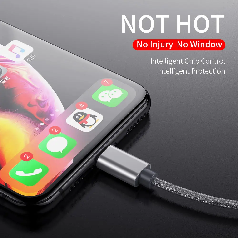USB кабель для передачи данных iPhone 11 Max Pro XR Xs X 7 8 Plus 6 6S 5 зарядный синхронизации и