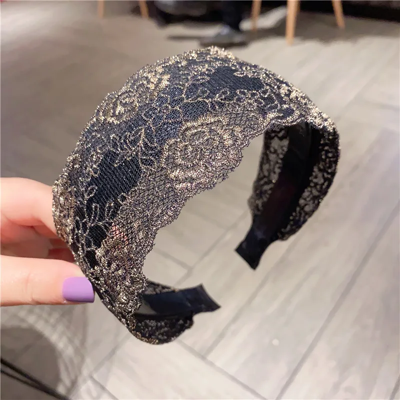 

Korea Petal Flower Wide Side Bow Hairbands Hair Accessories For Girls Hair Band Bows Flower Hairband Headbands Accessories