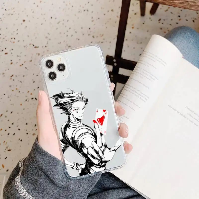 

Hunter X Hunter Anime Phone Case Transparent soft For iphone 5 5s 5c se 6 6s 7 8 11 12 plus mini x xs xr pro max