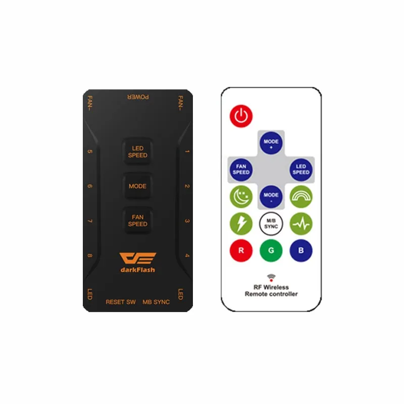 control set Aigo Talon pro, 120 мм, чехол для компьютера, вентилятор, кулер для процессора, Охлаждающий радиатор, 12 В, без рамки, RGB, охлаждающий вентилятор для процессора, тихий, для Inter и AMD - Цвет лезвия: control set