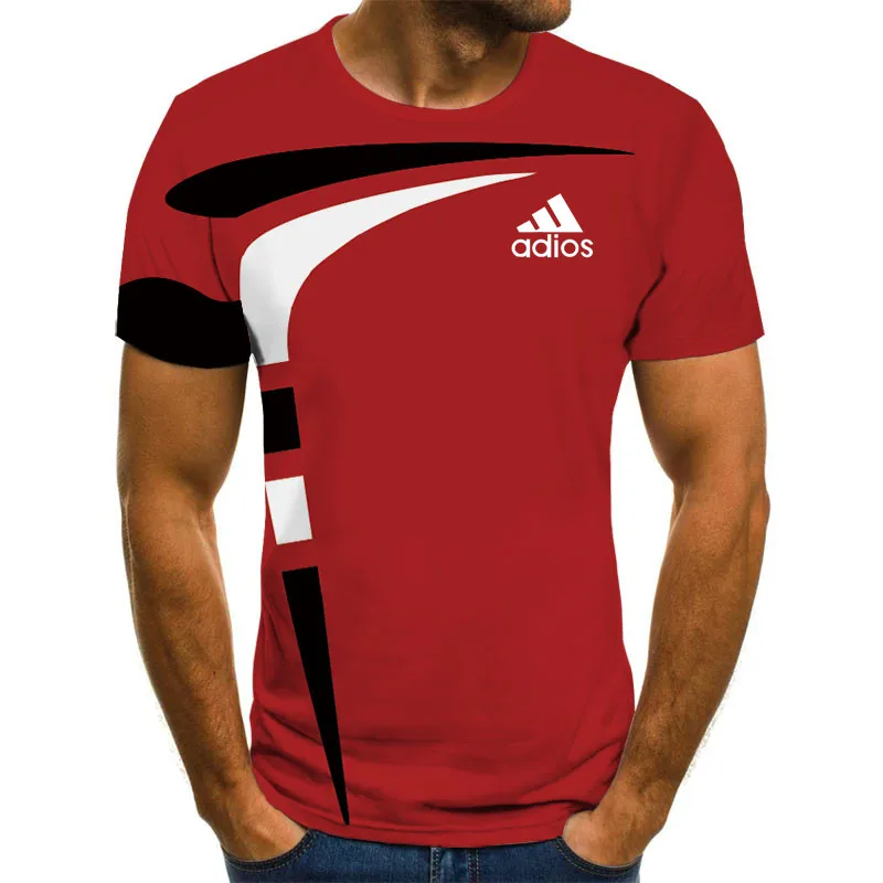 

3d Prin Newest T-shirt T Round Neck Short Sleeve Red T Shirt For Men And Women Casual Funny T-shirts Summer Homme Mens Clothes