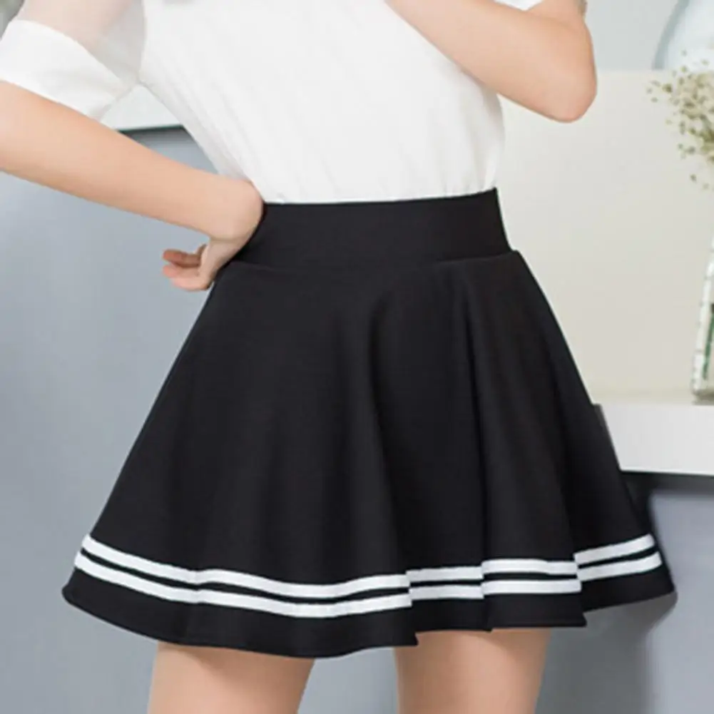 Плиссированная Летняя женская юбка мини-юбка для танцев с высокой талией 2021 |