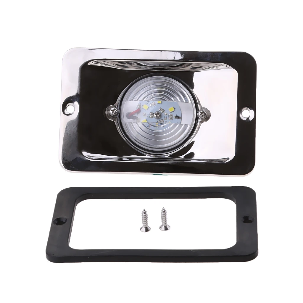 

Marine Boat White LED Stern Navigation Light Lamp Waterproof