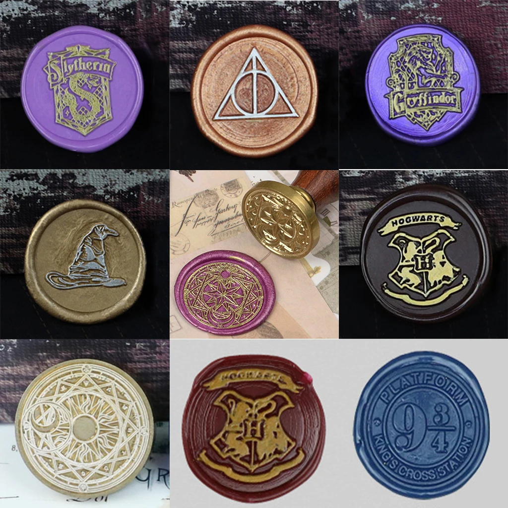 Латунная восковая печатка штамп Ретро запечатывание воск штампы для