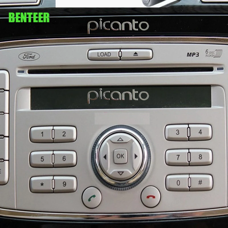

5pcs Stainless Steel Car Sticker For Kia Picanto