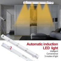led under cabinet light led lamp lighting wardrobe bed lamp automatic induction light under cabinet for closet stairs kitchen