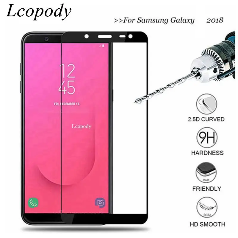 Закаленное стекло для Samsung Galaxy J2 J3 J4 J6 A8 A6 Plus + 2018 Защитная пленка экрана grand prime pro |