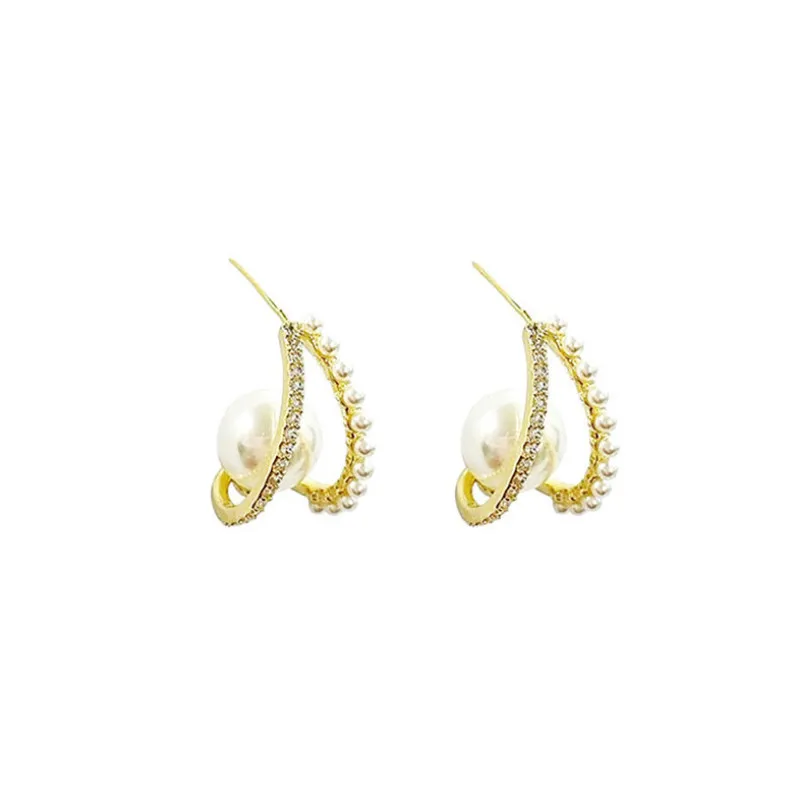 

Simple Retro Pearl Dangle Earrings Jewelry Accessories 2021