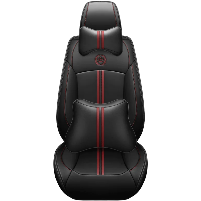 

Red Leather Car seat covers For skoda octavia 2 fabia superb 3 karoq tour kodiaq rapid 2017 spaceback mk2 yeti accessories