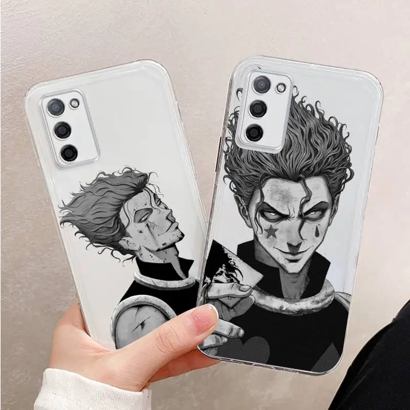 

Hisoka hunter x hunter Phone Case Transparent For oppo R17 R15 R11 R9 F11 A32 A39 K7 K5 S X PRO PLUS moible bag